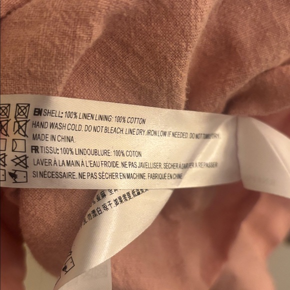 En Saison Light Pink (100% Linen + Cotton) Costal Granddaughter - Picture 5 of 5